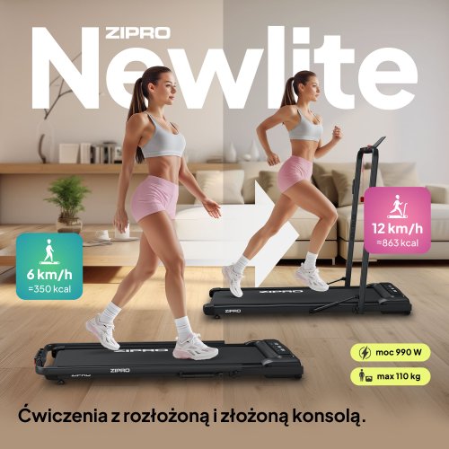 Zipro Newlite Kompaktowa Bieżnia Elektryczna