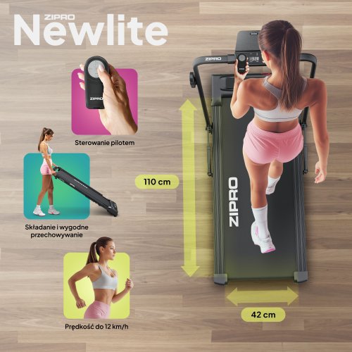 Zipro Newlite Kompaktowa Bieżnia Elektryczna