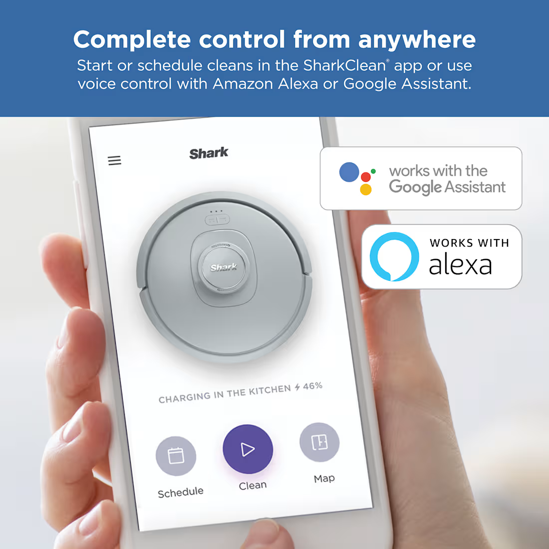 Shark IQ Robot Vacuum with Multi-Surface Function and Precise Home Mapping