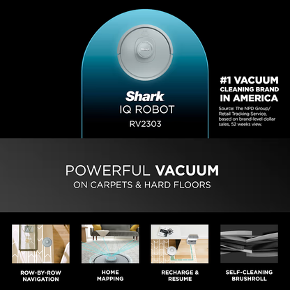 Shark IQ Robot Vacuum with Multi-Surface Function and Precise Home Mapping