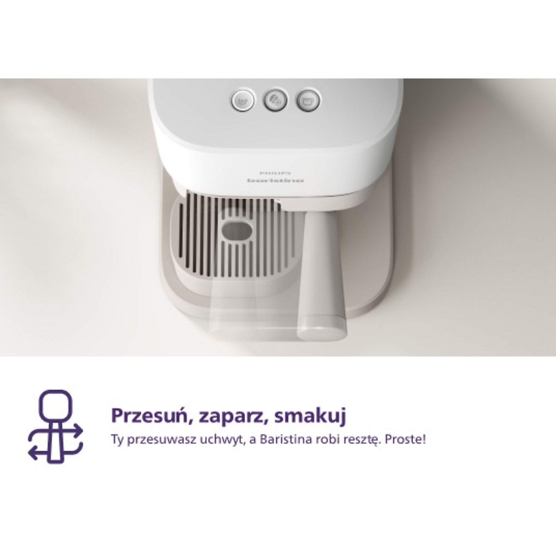 Philips Ekspres do kawy Baristina - Portafilter Drewno Jesionowe