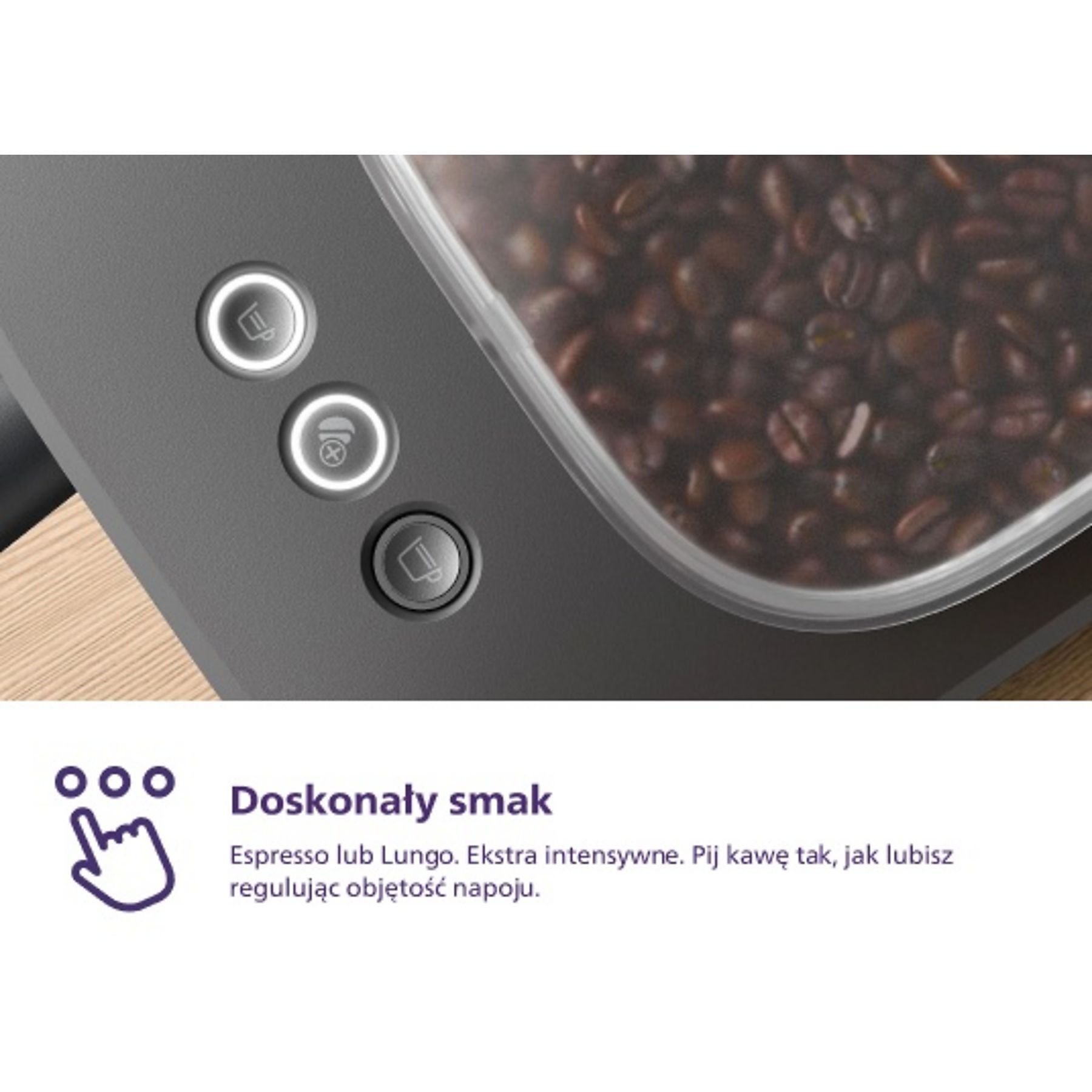 Philips Ekspres do kawy Baristina - Portafilter Drewno Jesionowe