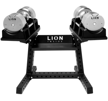 Zestaw 2 regulowanych hantli + regulowana szyna